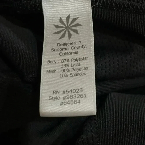 Athleta Stride Capri Black Size Medium - Picture 6 of 6